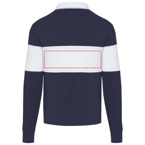 Sweatshirt de rugbyen coton organique Clyde unisexe, Image 11
