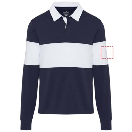 Sweatshirt de rugbyen coton organique Clyde unisexe, Image 16
