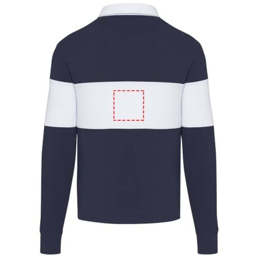 Sweatshirt de rugbyen coton organique Clyde unisexe, Image 13