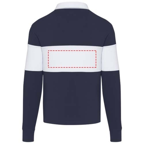 Sweatshirt de rugbyen coton organique Clyde unisexe, Image 12