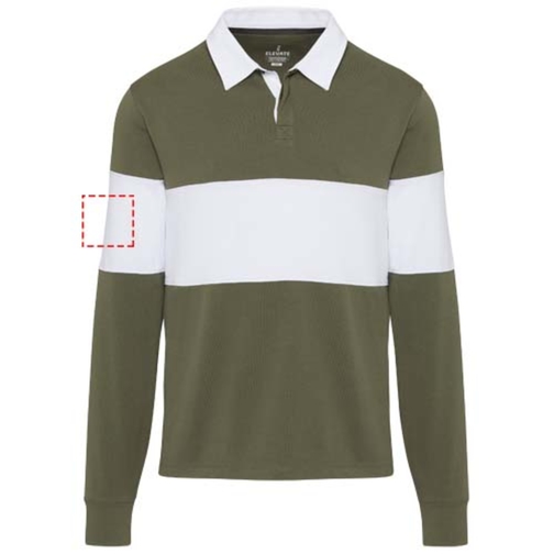 Sweatshirt de rugbyen coton organique Clyde unisexe, Image 18