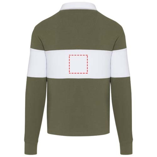 Sweatshirt de rugbyen coton organique Clyde unisexe, Image 13