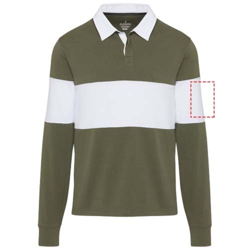 Sweatshirt de rugbyen coton organique Clyde unisexe, Image 15