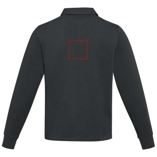 Sweatshirt de rugbyen coton organique Clyde unisexe, Image 17