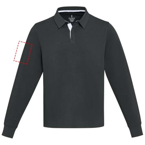 Sweatshirt de rugbyen coton organique Clyde unisexe, Image 19