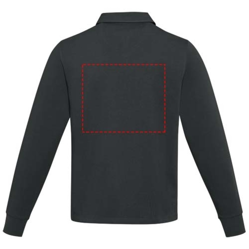 Sweatshirt de rugbyen coton organique Clyde unisexe, Image 16