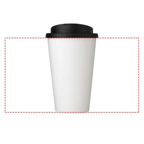 Gobelet avec isolation Brite-Americano® Eco de 350 ml et anti-déversement, Image 5