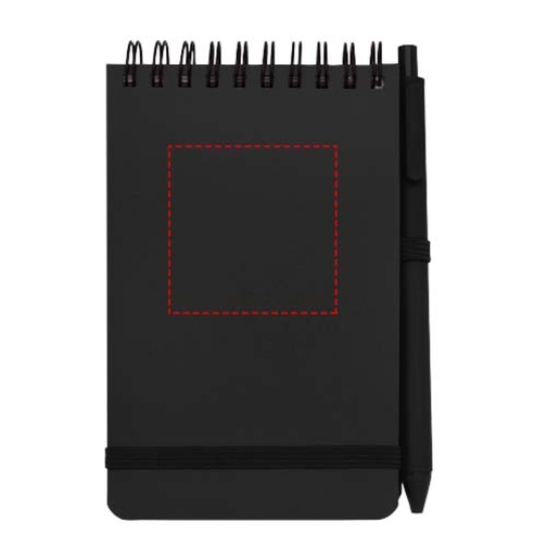 Blocco note formato A6 con copertina rigida in plastica recuperata in prossimità degli oceani e pen, Immagine 8