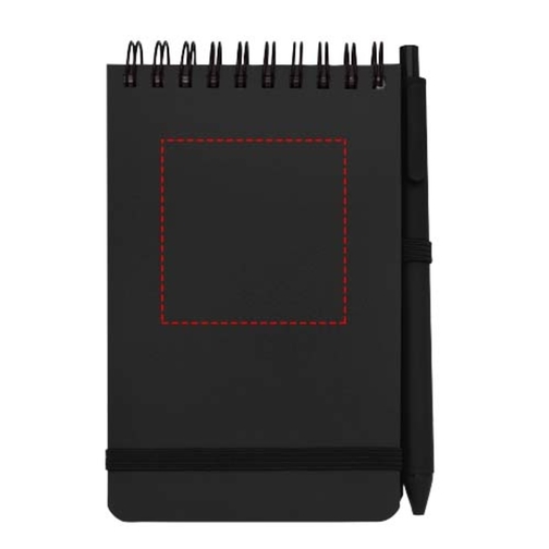 Blocco note formato A6 con copertina rigida in plastica recuperata in prossimità degli oceani e pen, Immagine 9