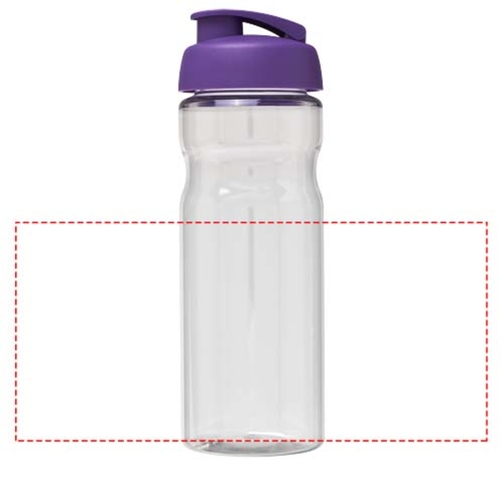 Bidon H2O Eco o pojemności 650 ml z wieczkiem zaciskowym, Obraz 6