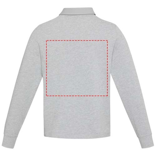 Sweatshirt de rugbyen coton organique Clyde unisexe, Image 22