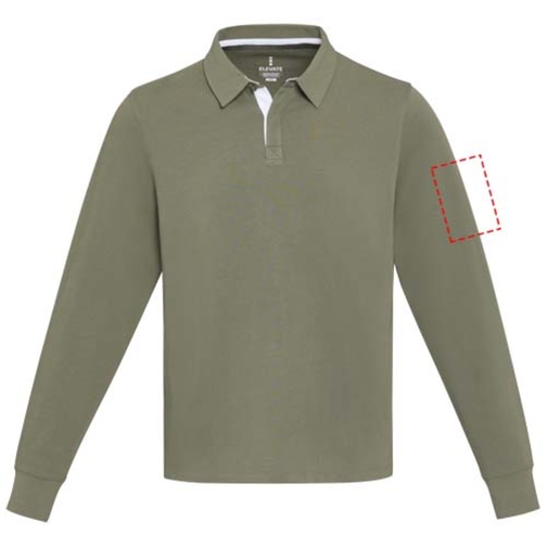 Sweatshirt de rugbyen coton organique Clyde unisexe, Image 21