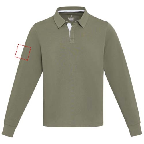Sweatshirt de rugbyen coton organique Clyde unisexe, Image 20