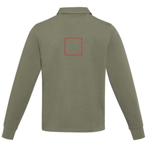 Sweatshirt de rugbyen coton organique Clyde unisexe, Image 17
