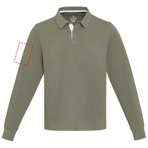 Sweatshirt de rugbyen coton organique Clyde unisexe, Image 19