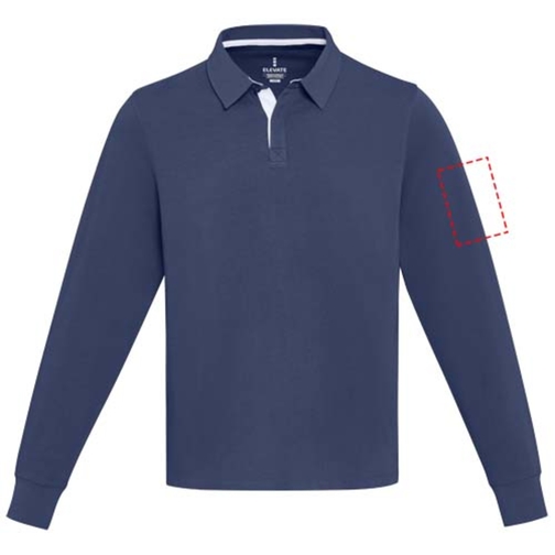 Sweatshirt de rugbyen coton organique Clyde unisexe, Image 21