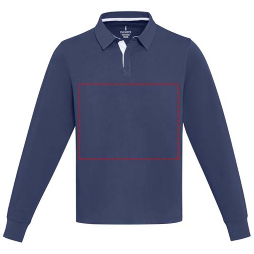 Sweatshirt de rugbyen coton organique Clyde unisexe, Image 12