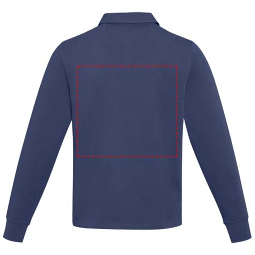 Sweatshirt de rugbyen coton organique Clyde unisexe, Image 15