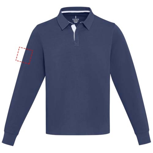 Sweatshirt de rugbyen coton organique Clyde unisexe, Image 20