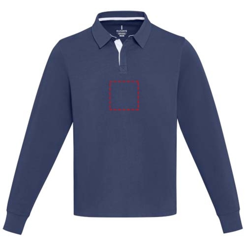 Sweatshirt de rugbyen coton organique Clyde unisexe, Image 14