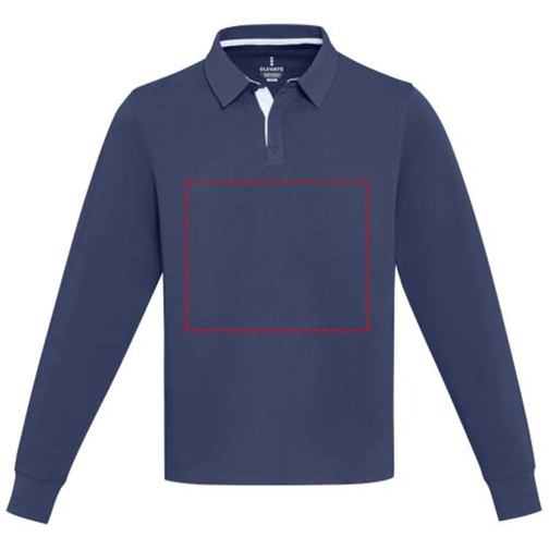 Sweatshirt de rugbyen coton organique Clyde unisexe, Image 13