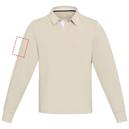 Sweatshirt de rugbyen coton organique Clyde unisexe, Image 18