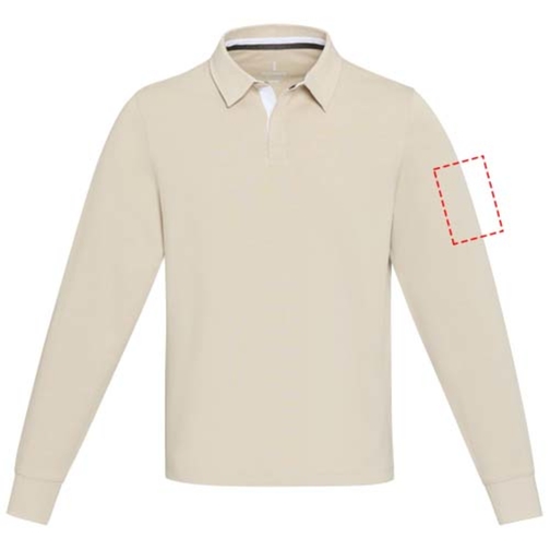 Sweatshirt de rugbyen coton organique Clyde unisexe, Image 21