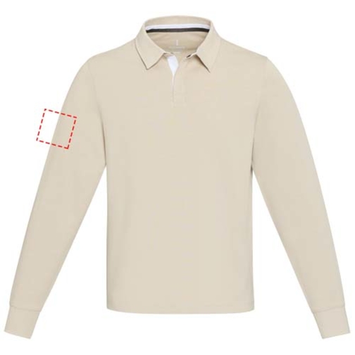 Sweatshirt de rugbyen coton organique Clyde unisexe, Image 20