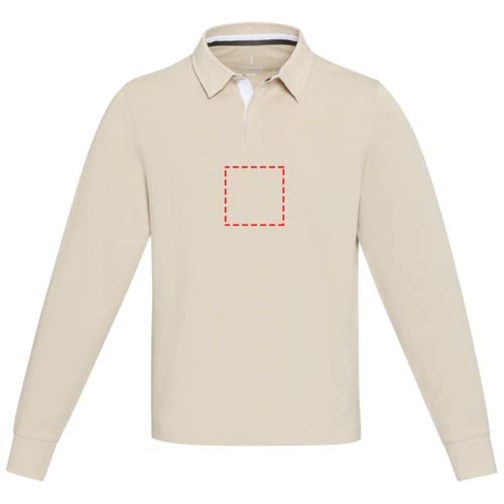 Sweatshirt de rugbyen coton organique Clyde unisexe, Image 14