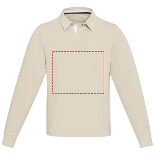 Sweatshirt de rugbyen coton organique Clyde unisexe, Image 13