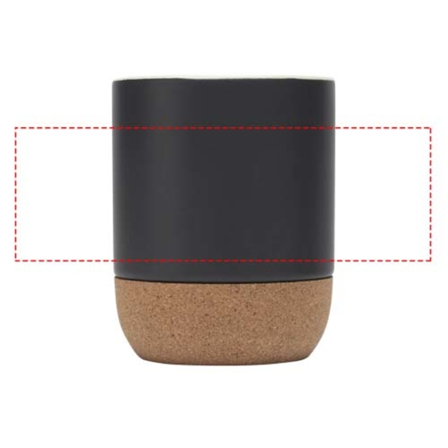 Mug Billie en céramique de 300 ml avec détails en liège et finition matte, Image 6
