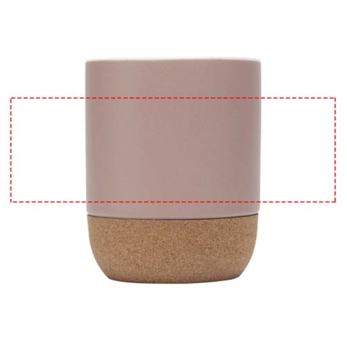 Mug Billie en céramique de 300 ml avec détails en liège et finition matte, Image 6