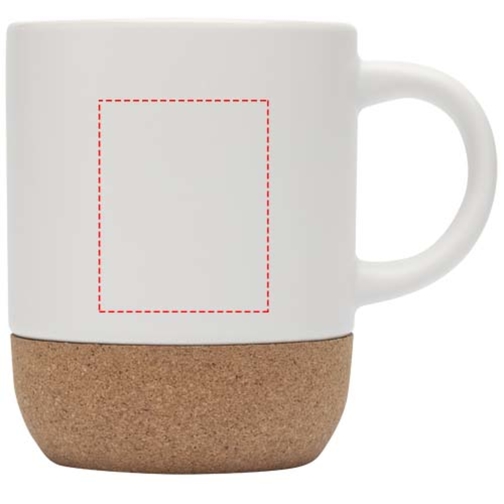 Billie kubek ceramiczny o pojemności 300 ml z detalami z korka i matowym wykończeniem, Obraz 7