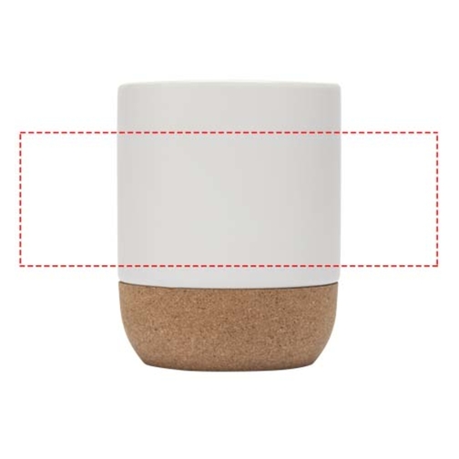 Billie kubek ceramiczny o pojemności 300 ml z detalami z korka i matowym wykończeniem, Obraz 6