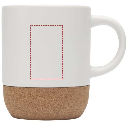 Billie kubek ceramiczny o pojemności 300 ml z detalami z korka i matowym wykończeniem, Obraz 8