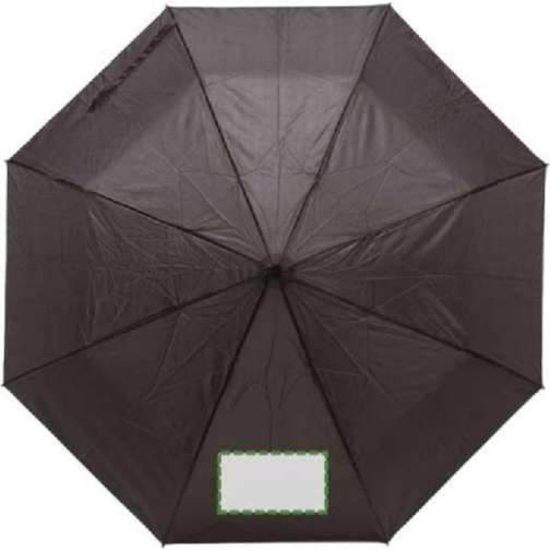 Shopping bag, include con ombrello pieghevole, in pongee 190 T Zachary, Immagine 2