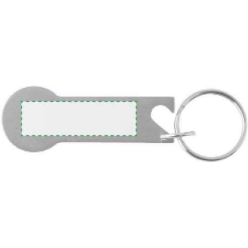 Porte-clés multifonctions en acier inoxydable Gavin, Image 4