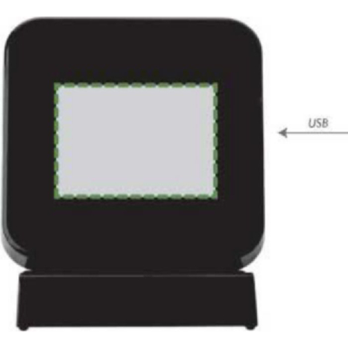 Caricabatterie wireless in plastica James, Immagine 10