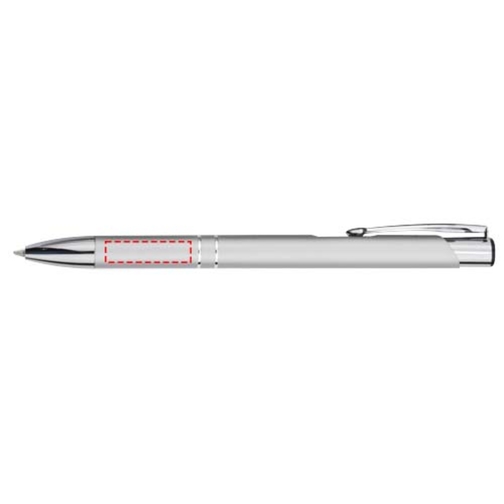 Stylo bille en aluminium recyclé Moneta (encre bleue), Image 8