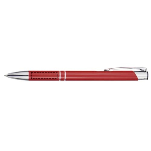 Penna a sfera in alluminio riciclato Moneta (inchiostro blu), Immagine 7