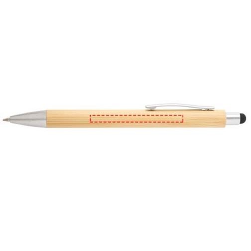 Set di penna a sfera e portamina in bambù Oblys (inchiostro nero), Immagine 8
