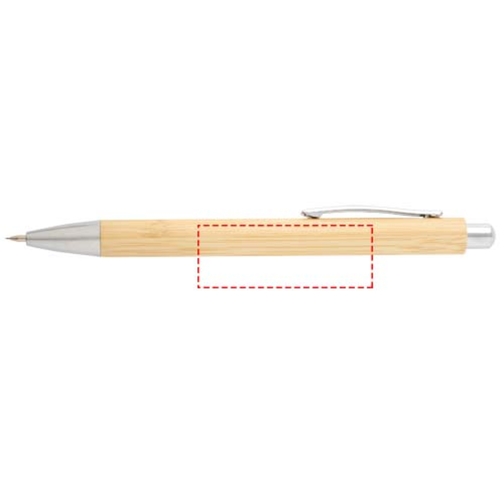 Set di penna a sfera e portamina in bambù Oblys (inchiostro nero), Immagine 15