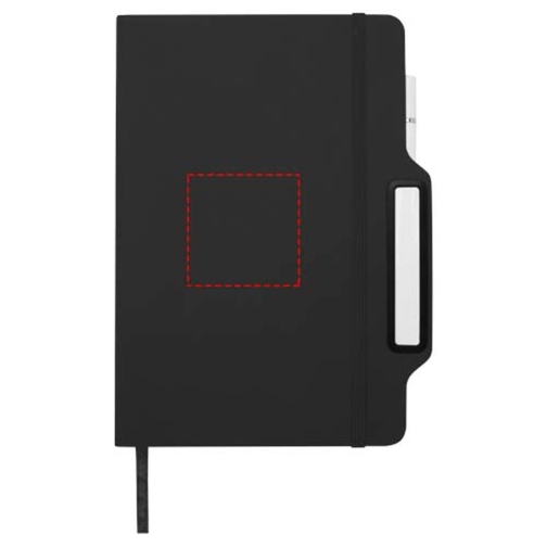 Carnet à couverture rigide Nexus A5 avec stylo et crayon (encre noire), Image 15
