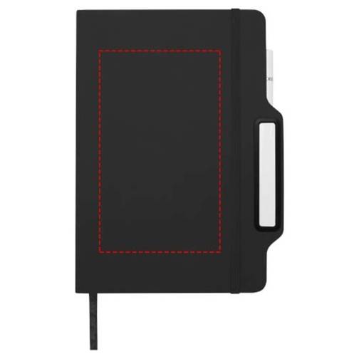 Carnet à couverture rigide Nexus A5 avec stylo et crayon (encre noire), Image 16