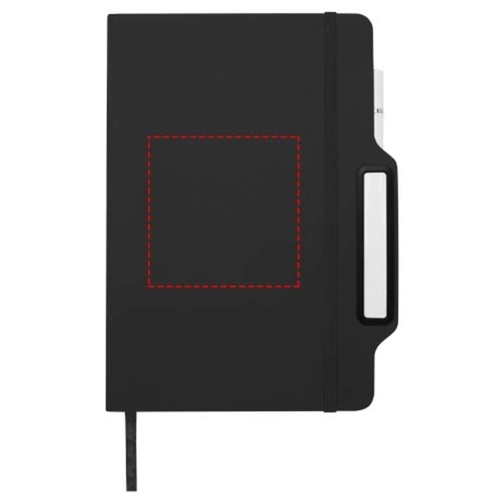Carnet à couverture rigide Nexus A5 avec stylo et crayon (encre noire), Image 17