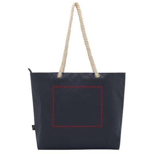 Tote bag termica da spiaggia in materiale riciclato certificato GRS con manici in corda Panama - 23L, Immagine 8
