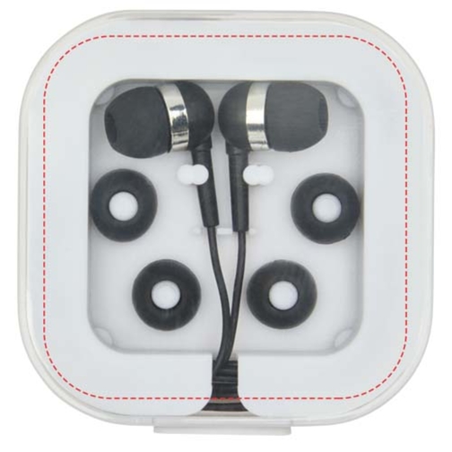 Cuffie tipo C cablate con astuccio in plastica riciclata Baekdu, Immagine 10