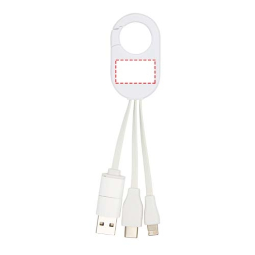 Troop kabel do ładowania 4 w 1 z tworzyw sztucznych pochodzących z recyklingu, Obraz 10
