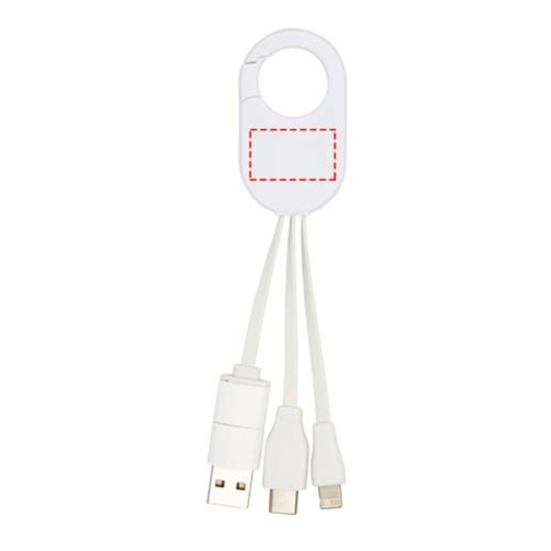 Troop kabel do ładowania 4 w 1 z tworzyw sztucznych pochodzących z recyklingu, Obraz 9