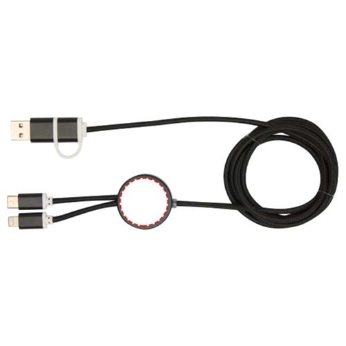 Cavo 5-in-1 in alluminio e plastica riciclata da 150 cm per la sincronizzazione dei dati e la ricari, Immagine 16